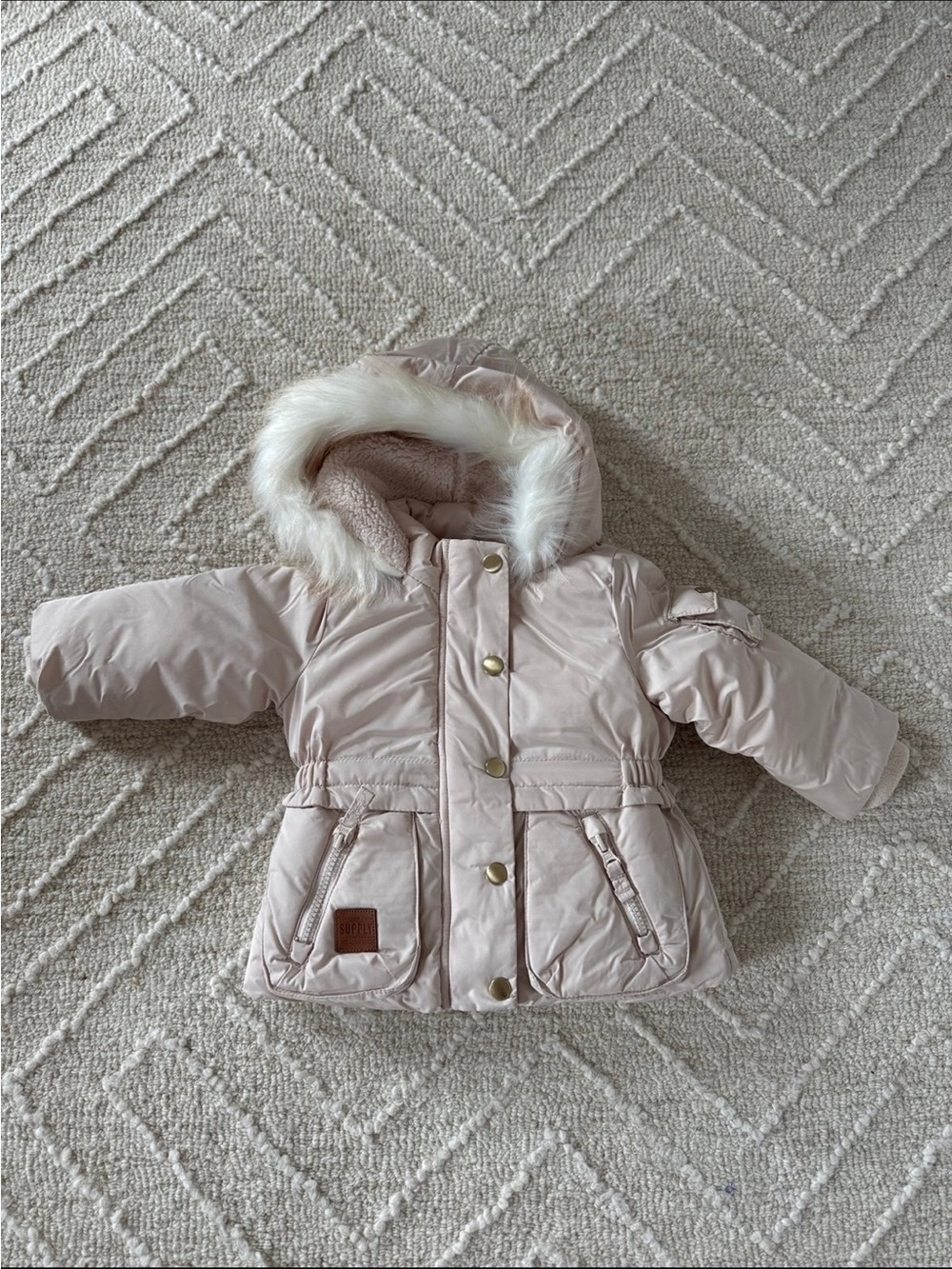 LIKE NEW!  Baby London Fog winter coat size 12 months